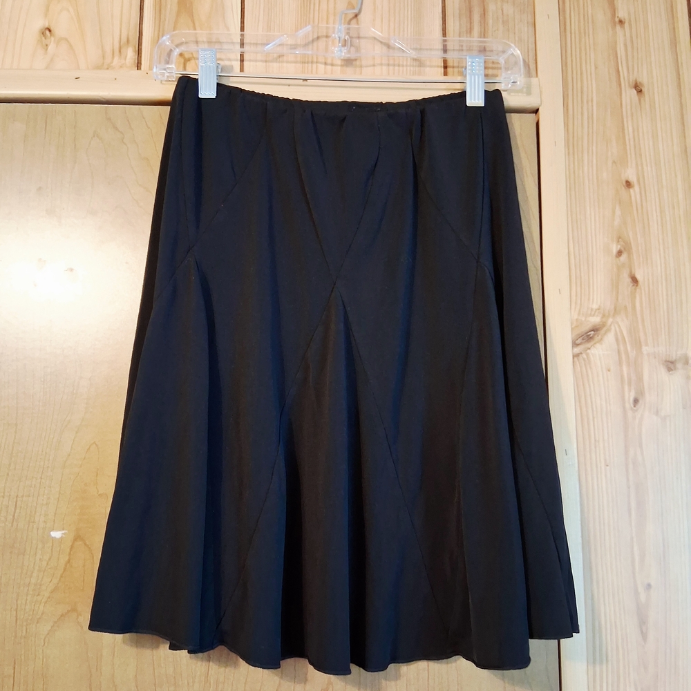 Chic Black A-Line Women's Skirt